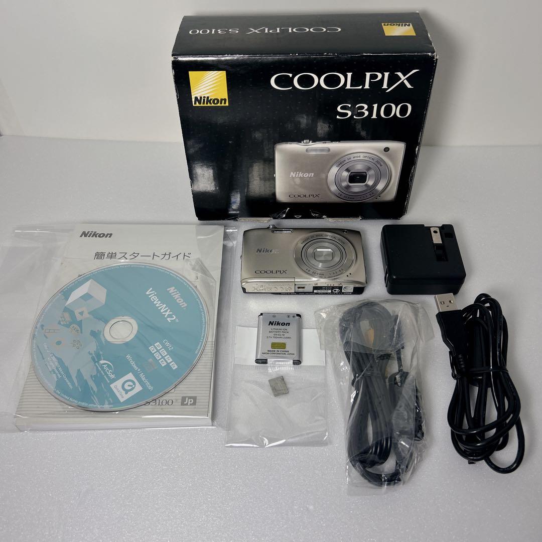 【極美品】ほぼ新品 ニコン NIKON COOLPIX S3100