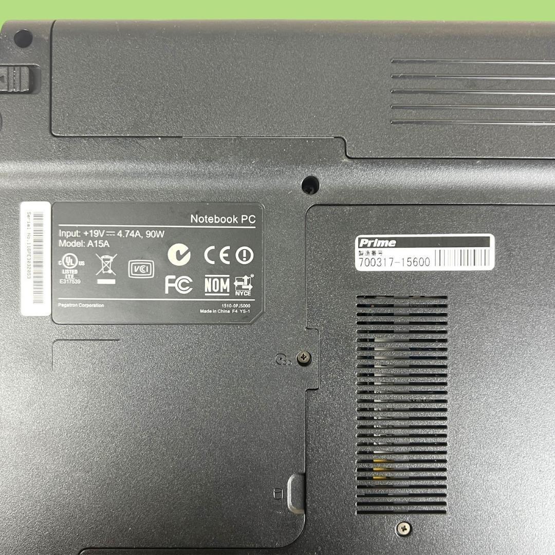 バッテリー新品✨  オフィス付き Prime i3 6GB 爆速SSD256GB