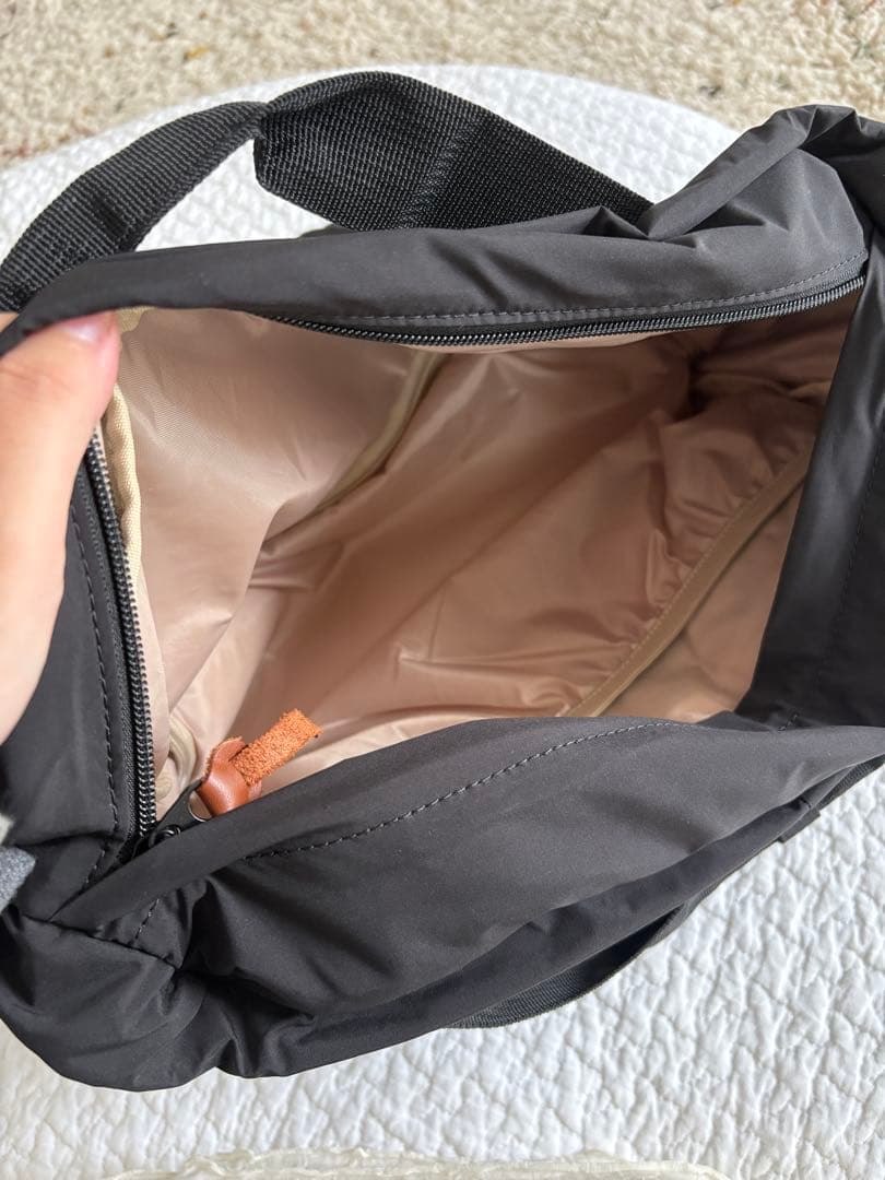 FluffyBROTHERS 撥水加工 2WAYトートバッグ 約18L ブラック