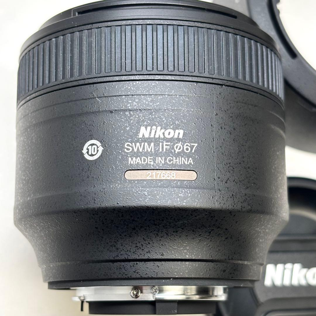 【極美品】Nikon AF-S NIKKOR 85mm f/1.8G動作確認済み