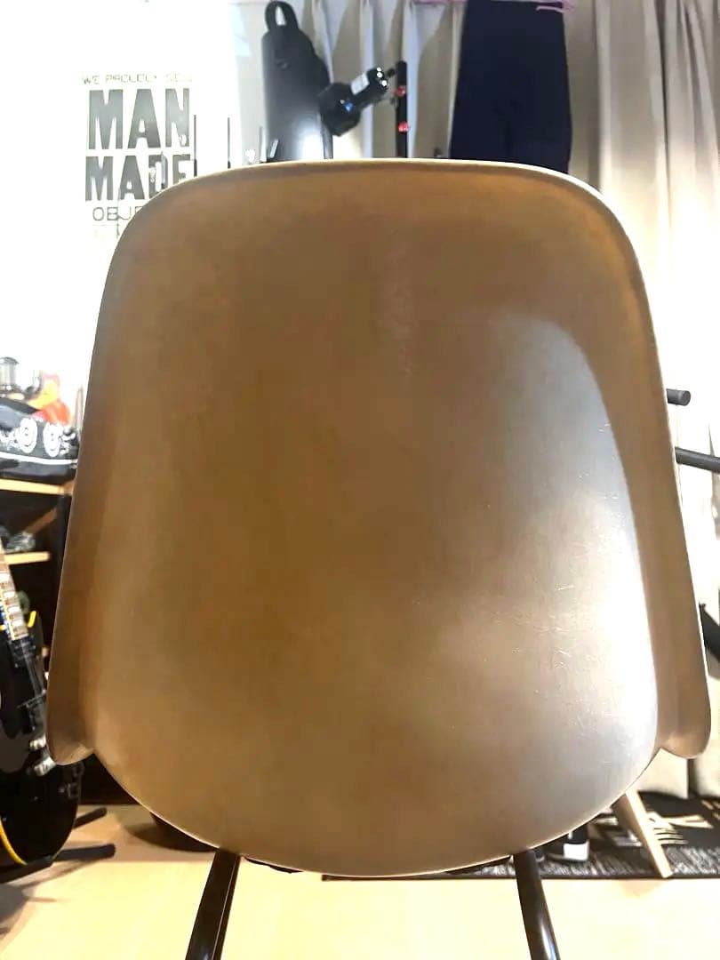 1950s ハーマンミラー　イームズ　シェルチェア　クリーム色　ヴィンテージ