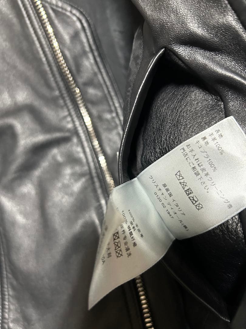 ディオールオム レザージャケット 44
