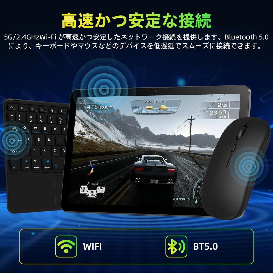 10インチ Wi-Fiモデル Android16 タブレット 8コアCPU