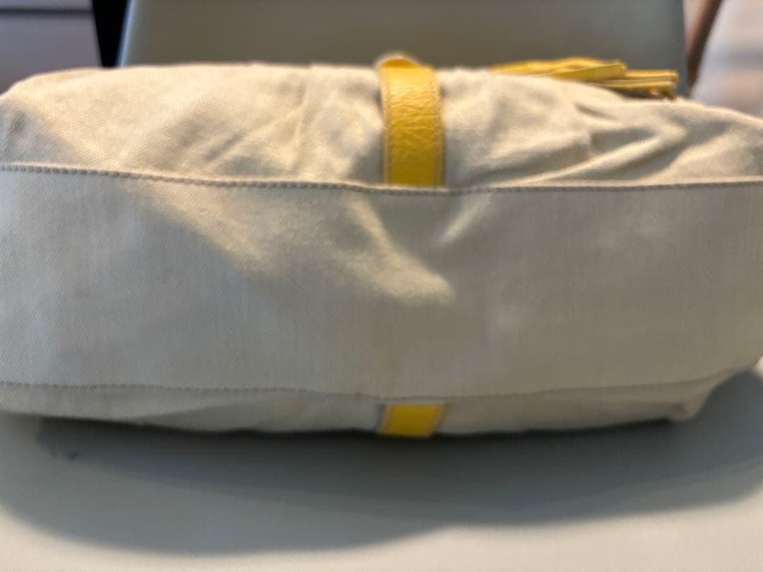 セリーヌ CELINE ブギーバッグ キャンバス イエロー ハンドバッグ