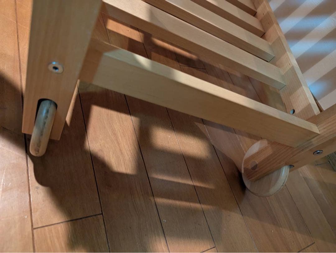 【送料込】IKEA フォルホイア キッチンワゴン 収納木製家具 動く棚 引き出し