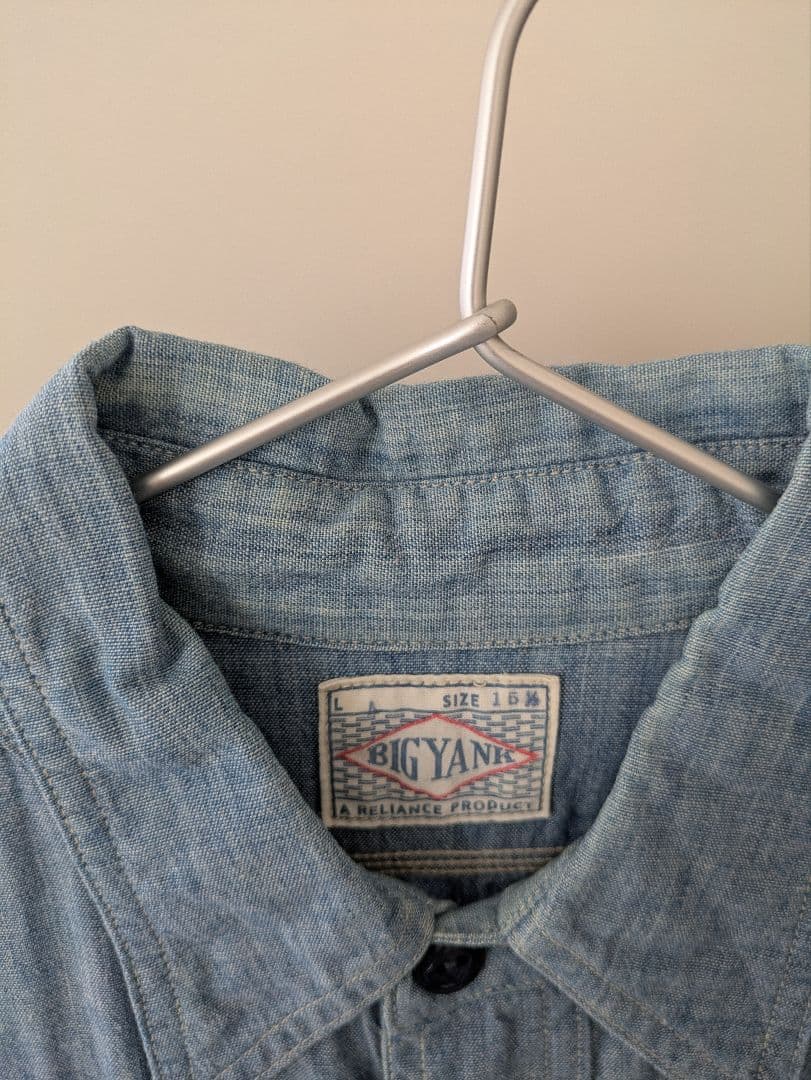 k*o様 Anatomica BIG YANKシャンブレーシャツ　size15