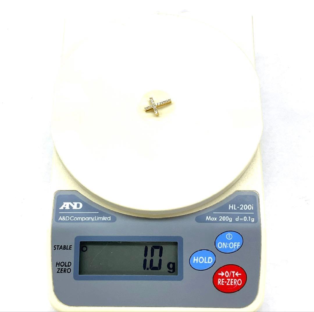 K18クロスダイヤモンドペンダント