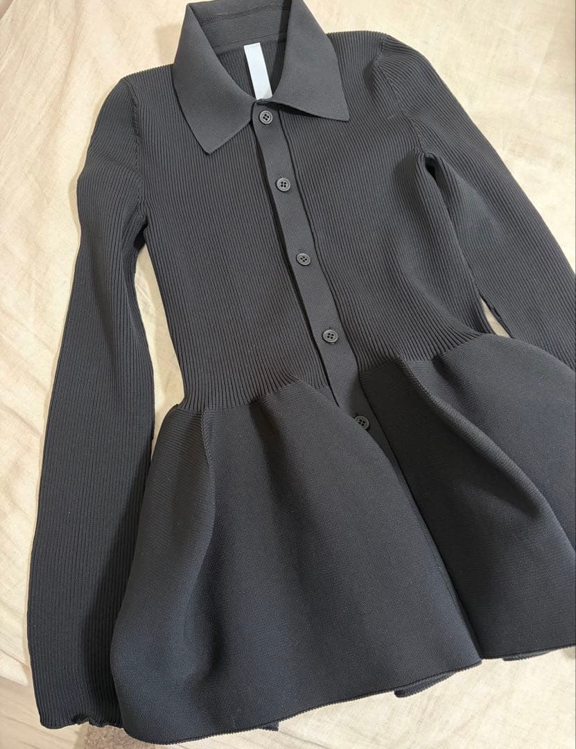 CFCL POTTERY SHIRTS CARDIGAN カーディガン　黒