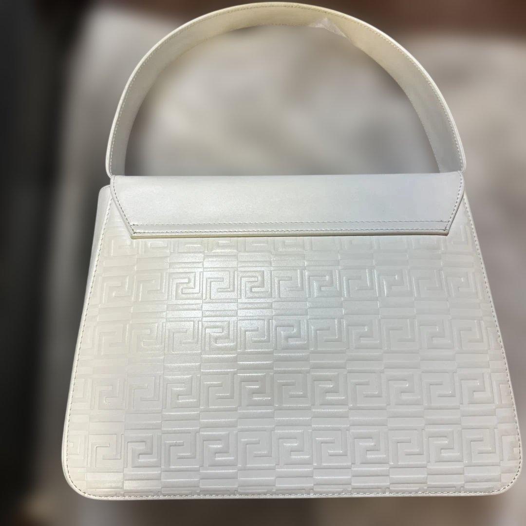 GIANNI VERSACE ホワイト ハンドバッグ