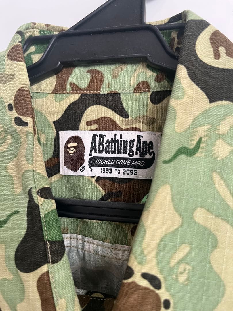 孔さま用- Ape カモ柄半袖シャツ&ショートパンツの2点セット