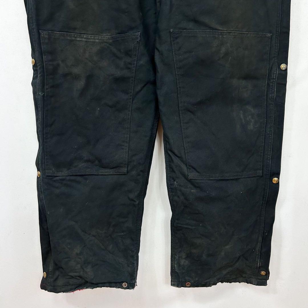 カーハートCarhartt 中綿 ダック地 ダブルニーオーバーオール S131