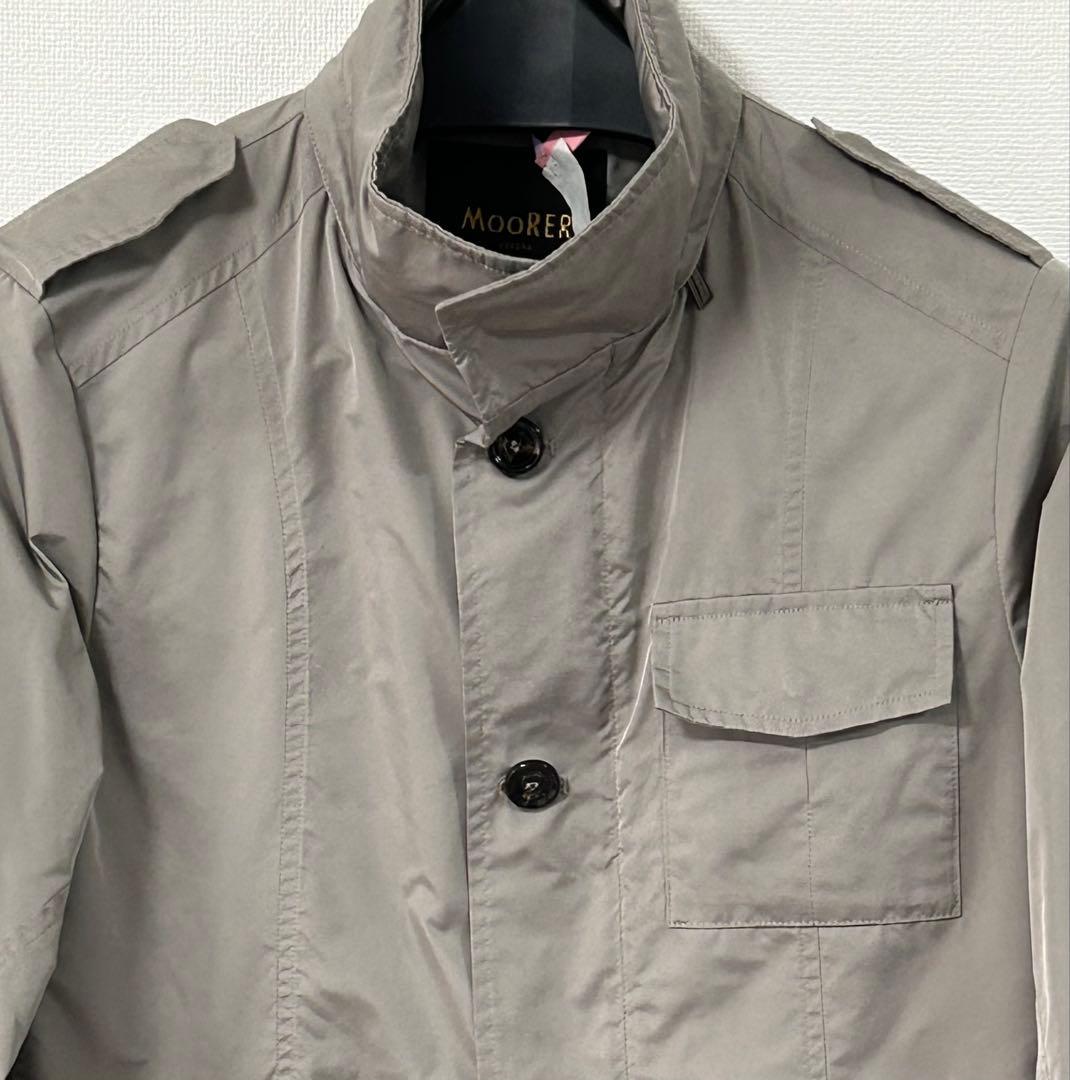 ムーレー　PORTO グレージュ　ミリタリージャケット　M65 48