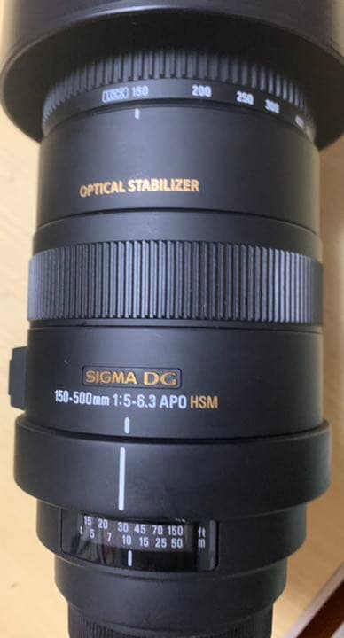 SIGMA超望遠レンズAPO150-500mm F5-6.3 DG OS HSM