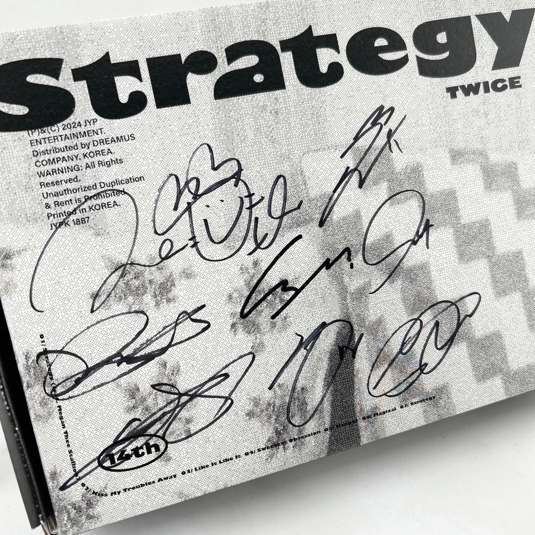 【直筆サイン入り】 TWICE strategy step2 ver アルバム