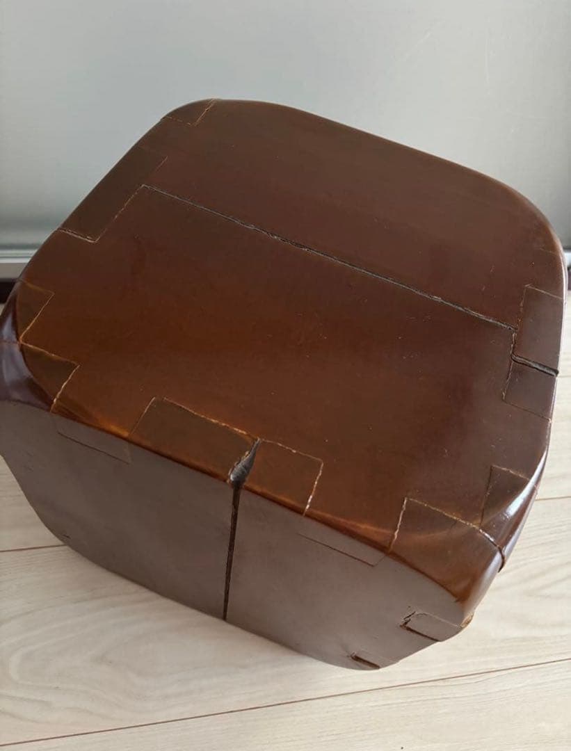 木製　小物収納 3段引き出し ブラウン　アンティーク　ヴィンテージ家具　小物入れ