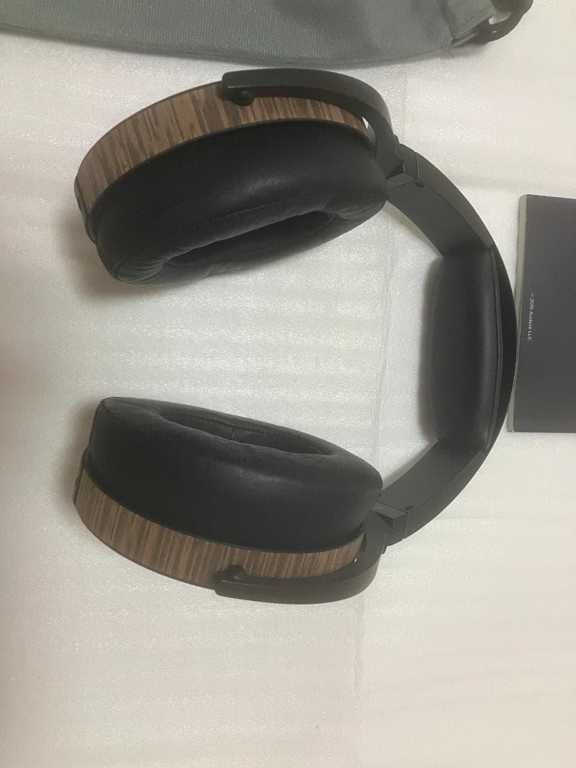 ジャンク　AUDEZE EL8 Black Open 有線ヘッドホン 収納袋付き