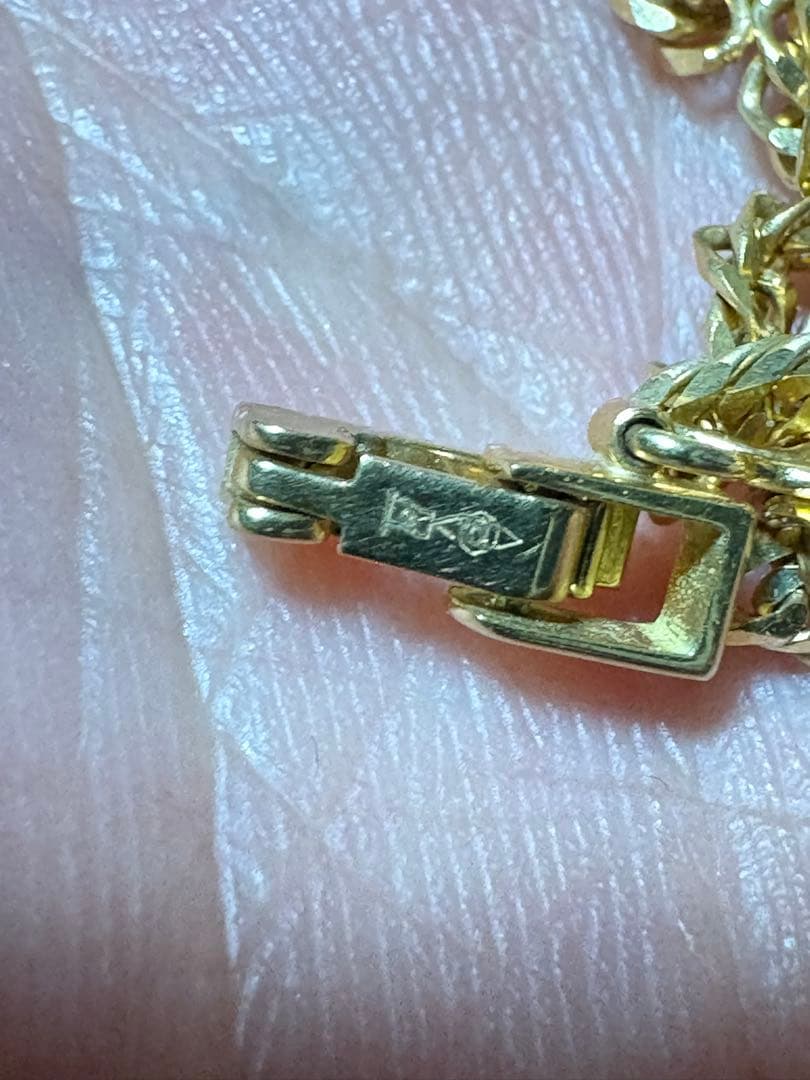 新春セール最終値下げ　18金 喜平 アンクレット 6面