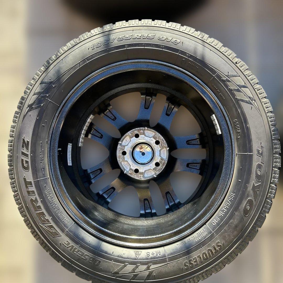 w*0様 TOYOタイヤ＆15インチアルミホイール4本セット