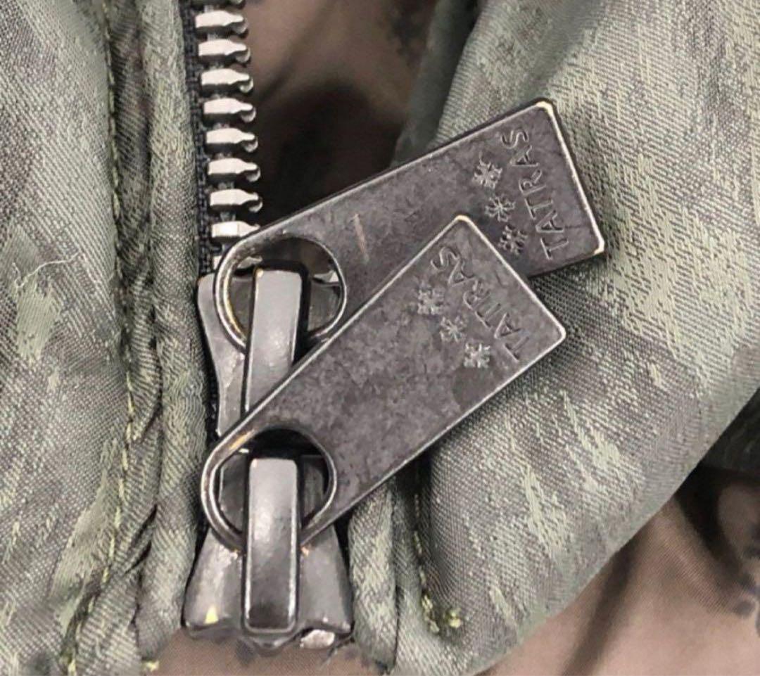 【希少】TATRAS タトラス ロングダウンジャケット 裏地タトラスロゴ　黒