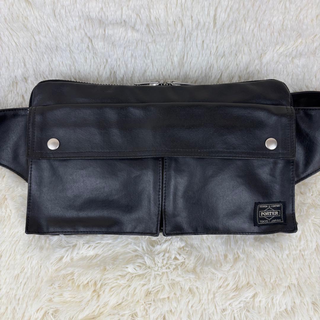 ★美品★ PORTER PVC ボディバッグ/ウエストバッグ FreeStyle