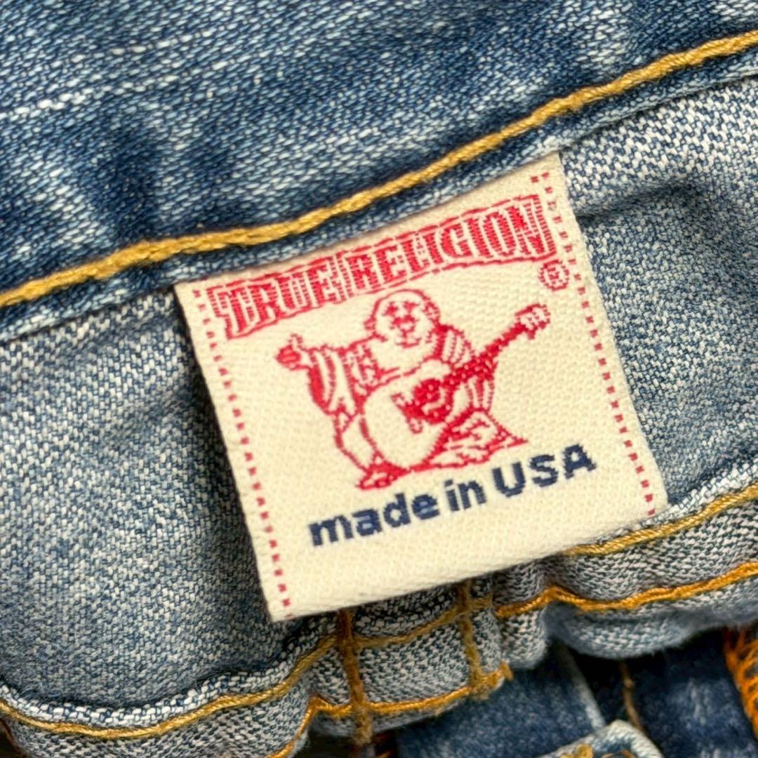希少 TRUE RELIGION トゥルーレリジョン 米国製 デニムパンツ