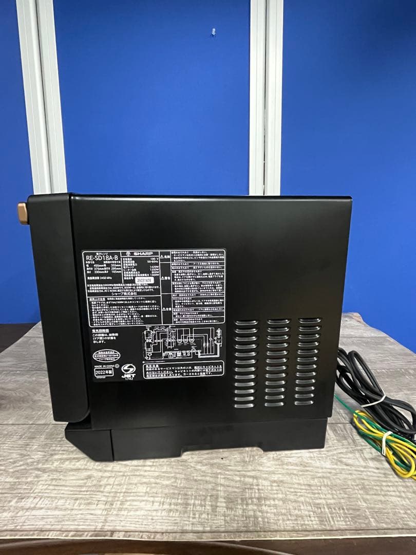 SHARP オーブンレンジ RE-SD18A-B 2022年製