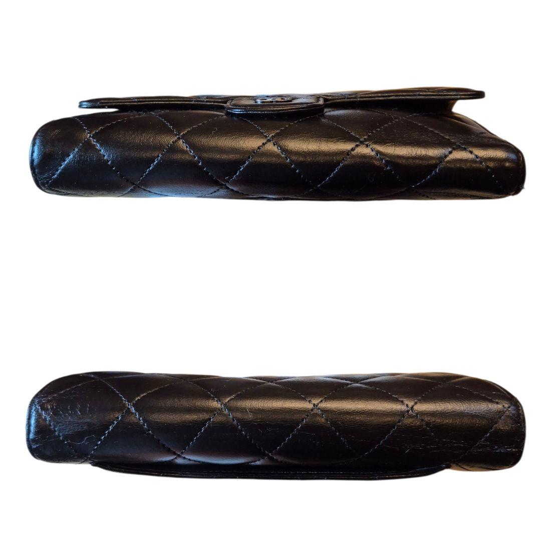 CHANEL　シャネル　マトラッセ　ラムスキン　長財布