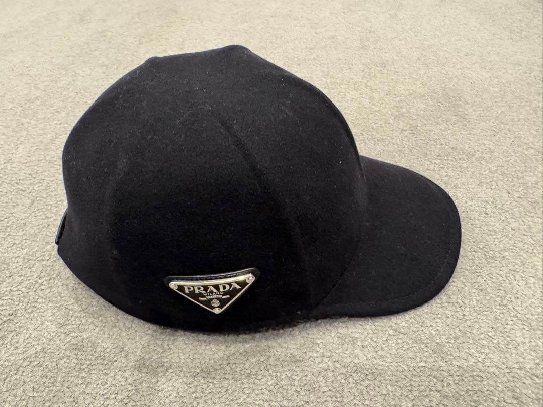 PRADA ブラック キャップ S