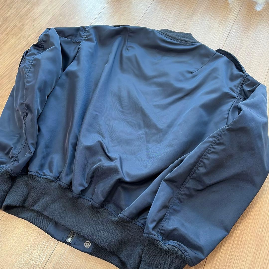 ⭐️ ヒューストン L-2A フライトジャケット 紺 ミリタリー ボンバー 日本製