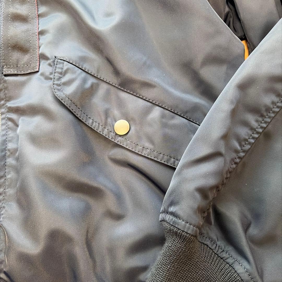 ⭐️ ヒューストン L-2A フライトジャケット 紺 ミリタリー ボンバー 日本製