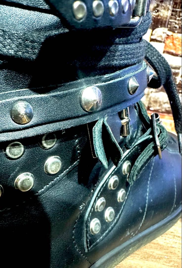 Saint Laurent 三連スタッズベルト スニーカー エディ期