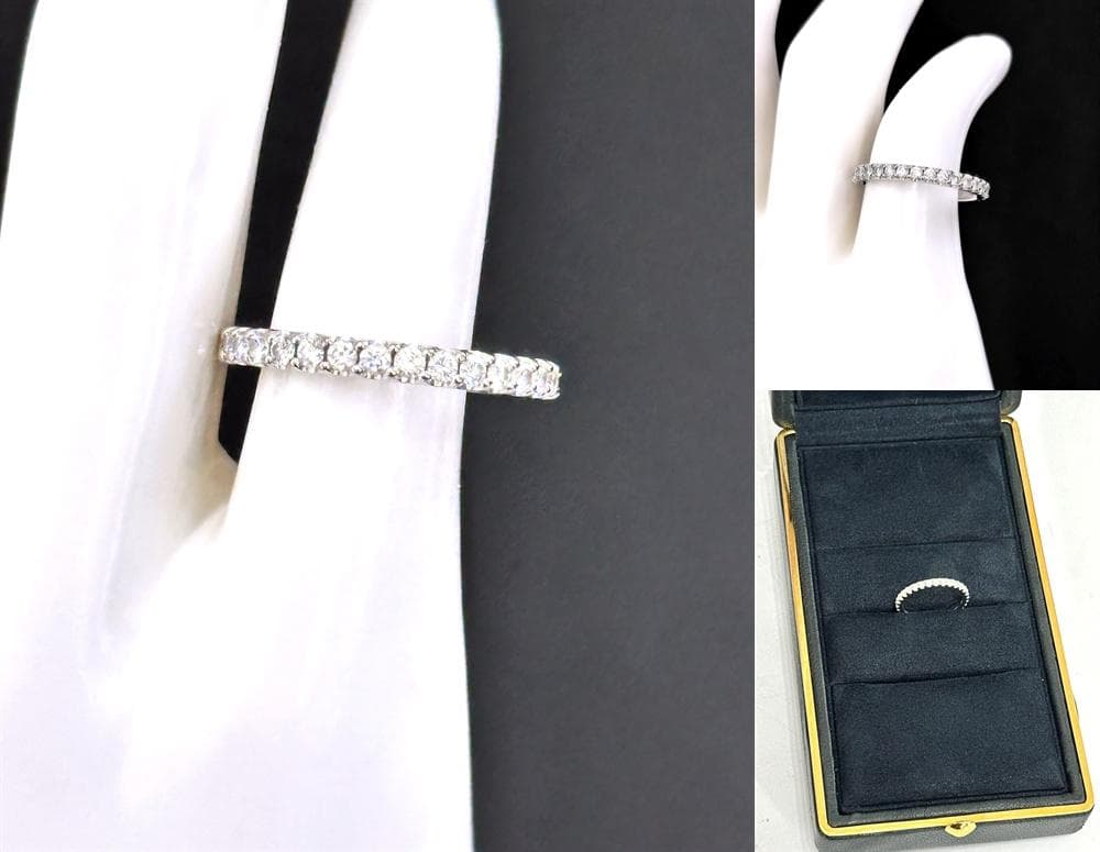 ギャラ 完備　極美品　グラフ　ラウンド ダイヤ ウェディング バンド