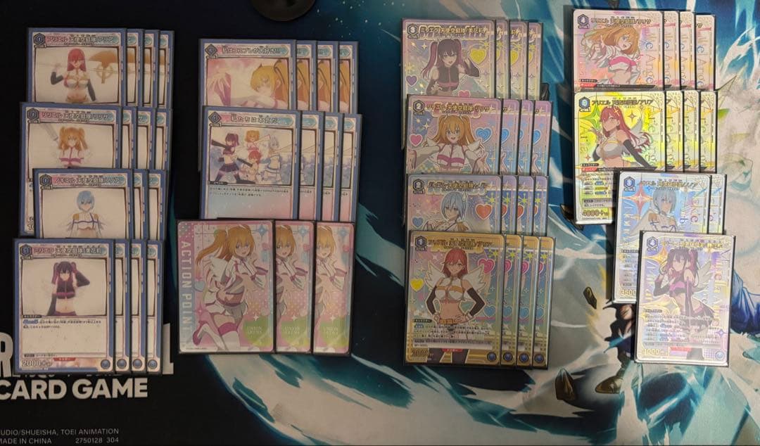 ユニオンアリーナ　2.5￼次元の誘惑　天使空挺隊　フルパラデッキ AP付き