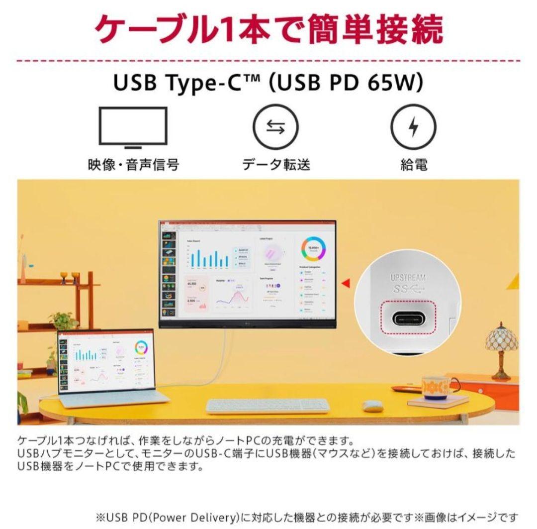 LG Smart Monitor 32U830SA-W 31.5インチ 4K
