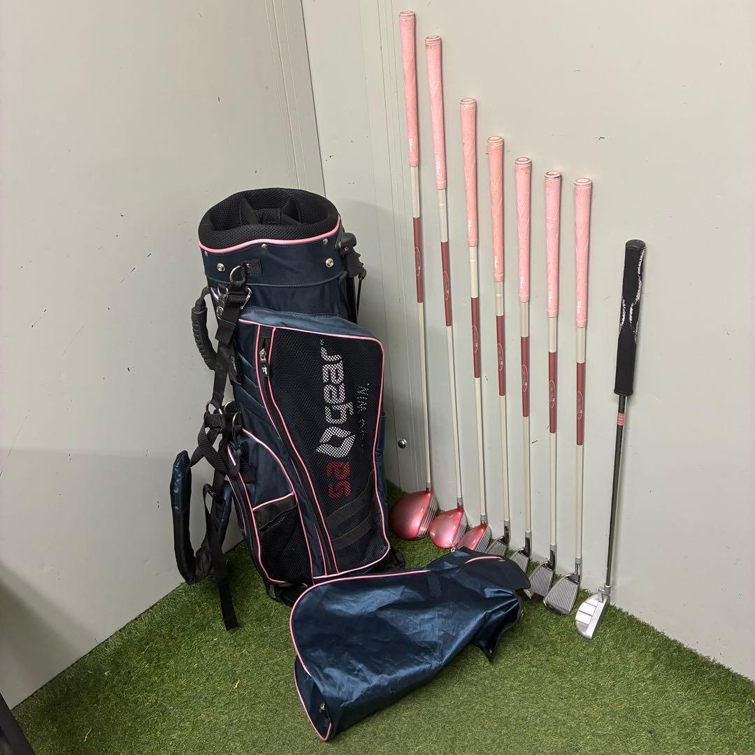 レディースゴルフクラブセット【Wilson】【SA GEAR】【初心者用】★