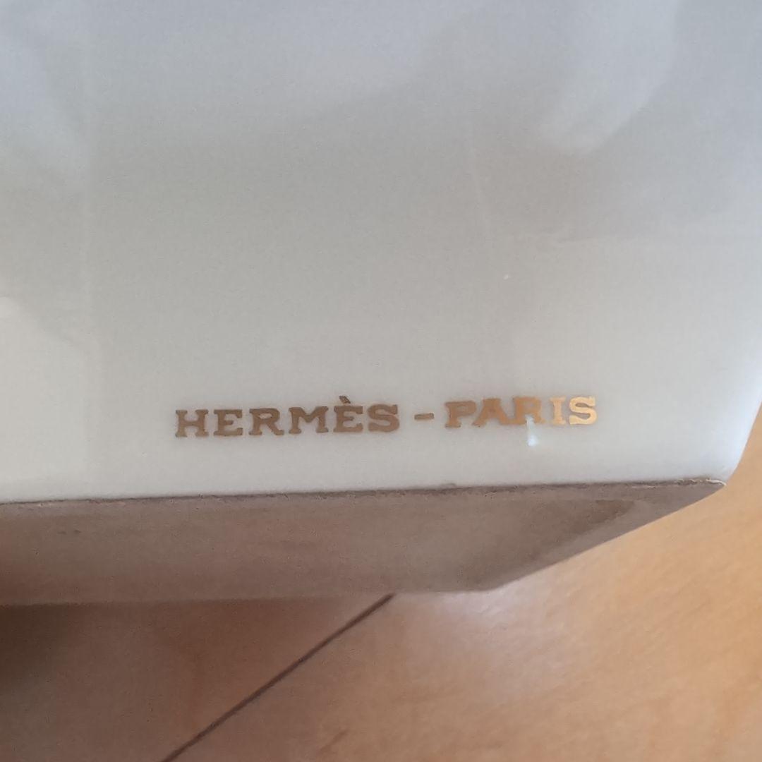 未使用品 HERMES エルメス 陶器 灰皿 アッシュトレイ
