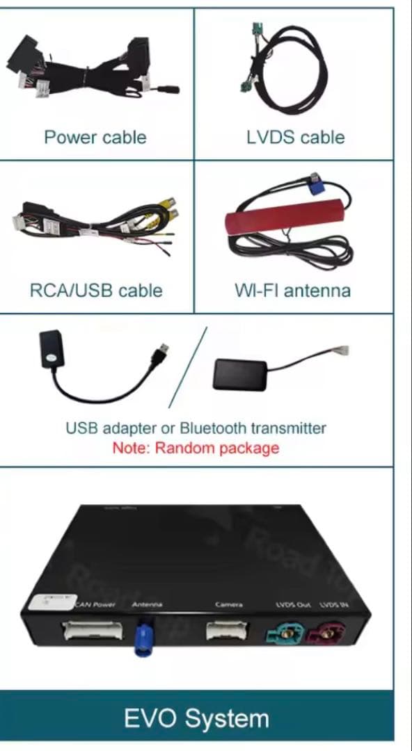 RoadTop ワイヤレス CarPlay  NBT EVO