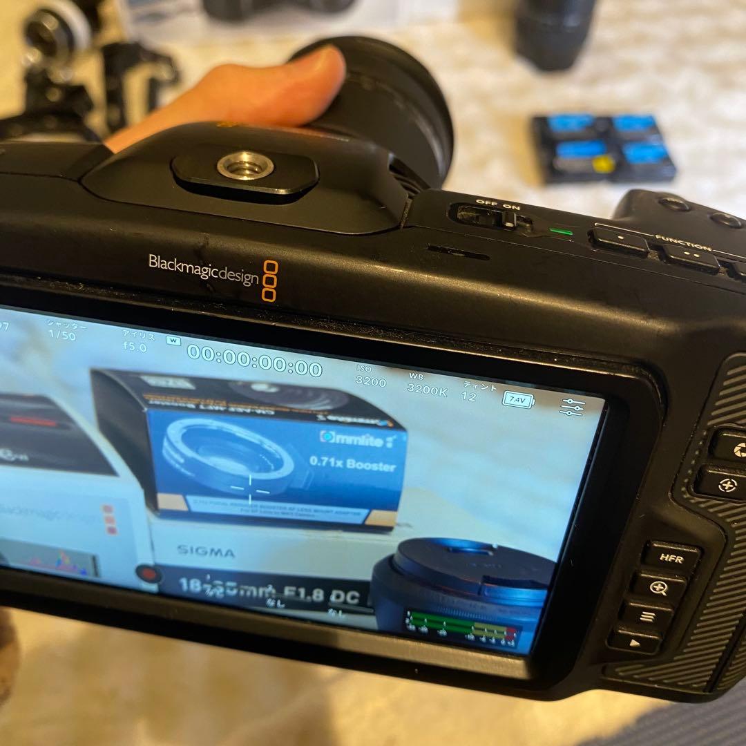 【値下げ中】すぐ使えるBMPCC4K +リグ&レンズ2個セット‼︎