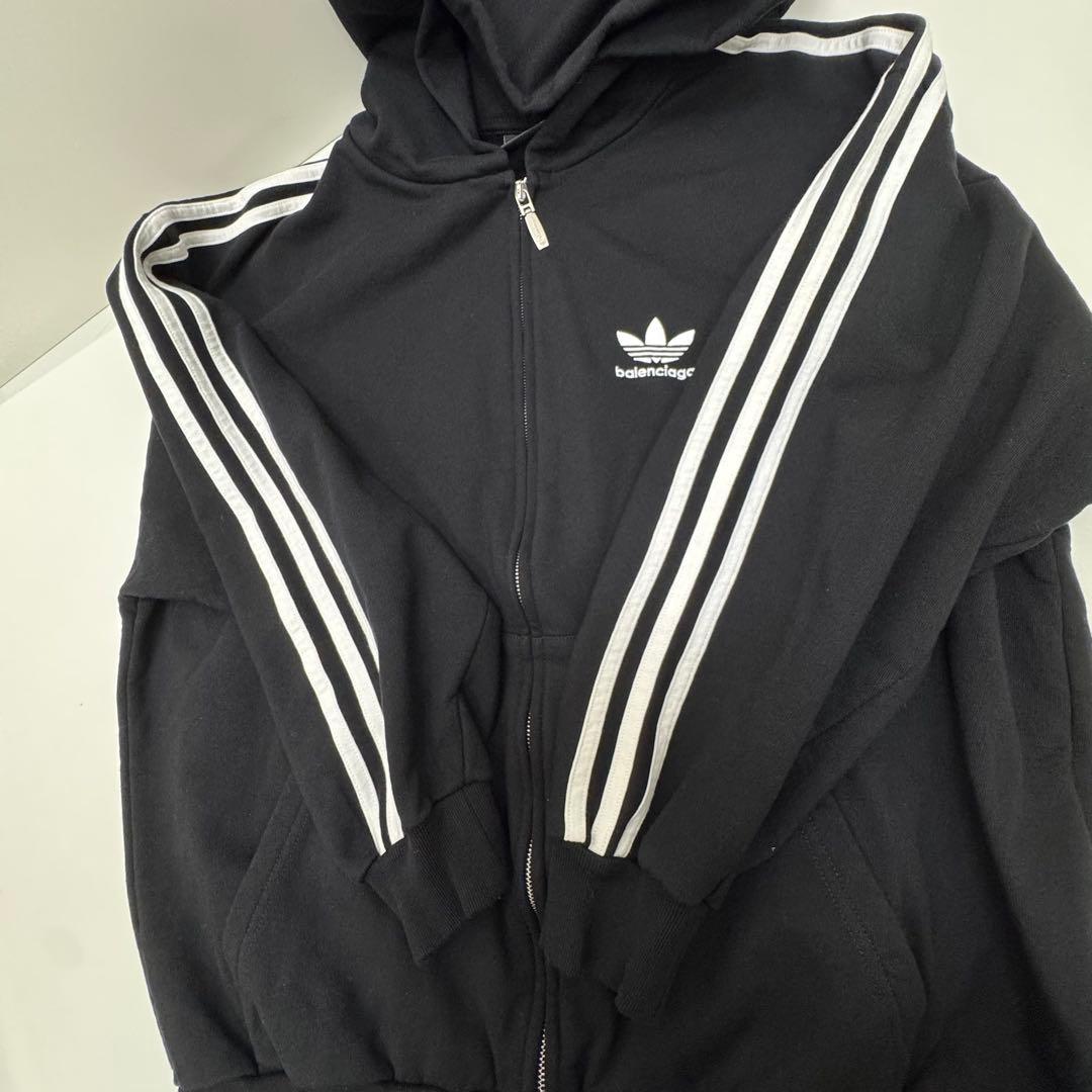 r*t様 balenciaga adidas コラボ パーカー ブラック