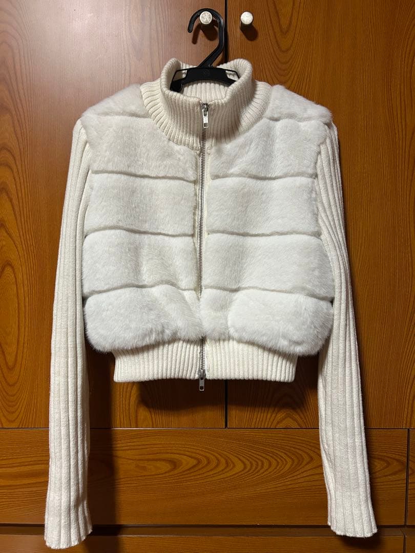 SNIDEL ファーニットブルゾン【カンヘウォン着用】