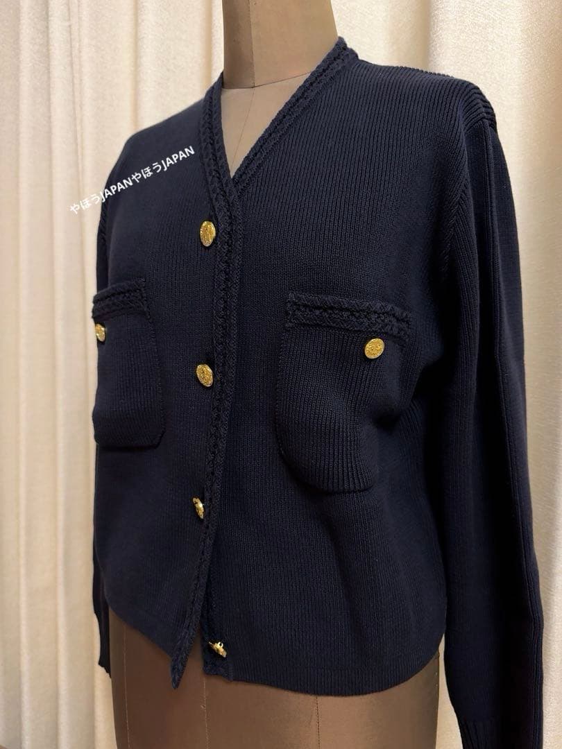 未使用　Plage プラージュ　ゴールドボタン ニットジャケット 金ボタン