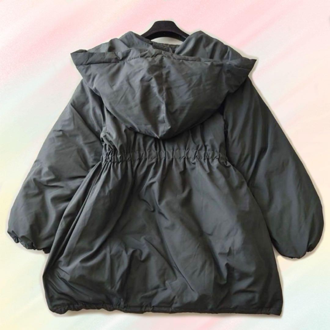 SNIDEL 西川レディモッズダウンコート ブラック