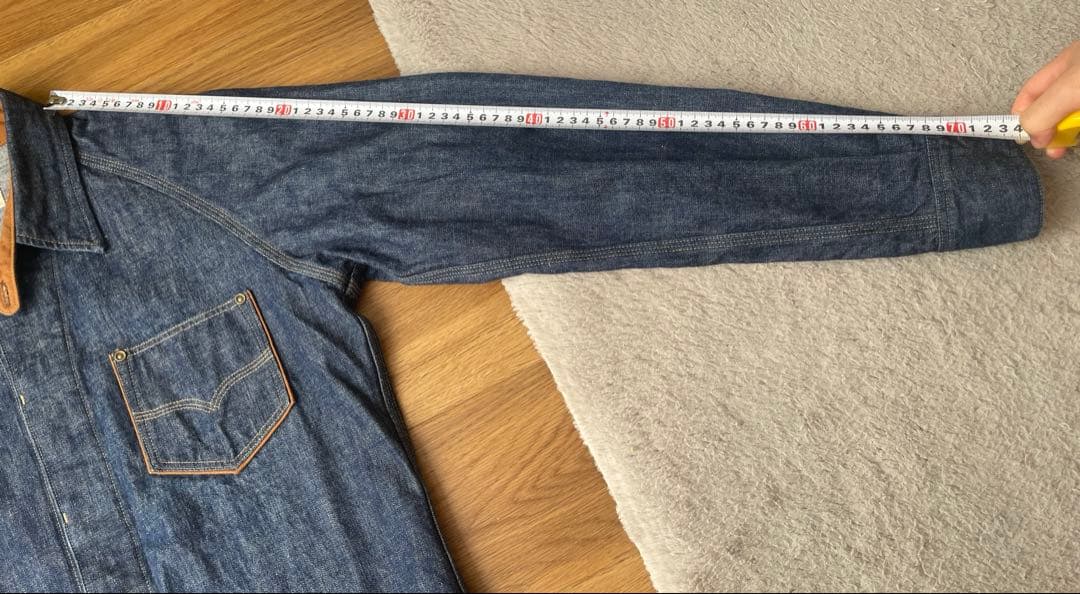 ま*も様 【DELUXEWARE】7640☆デニムシャツ☆インディゴブルー　la