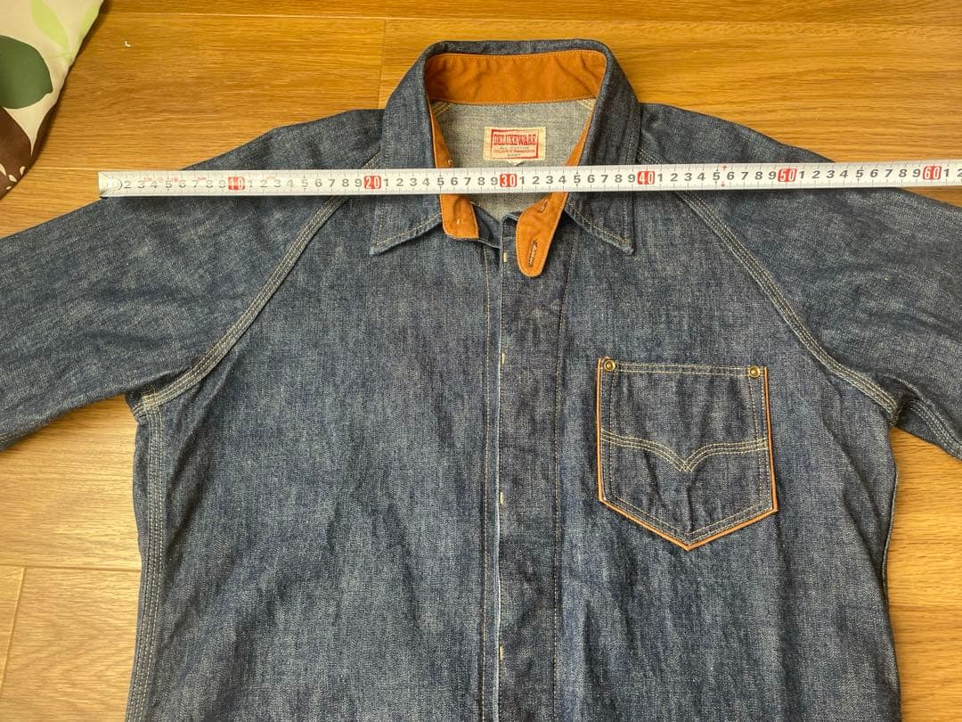 ま*も様 【DELUXEWARE】7640☆デニムシャツ☆インディゴブルー　la