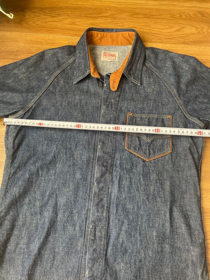 ま*も様 【DELUXEWARE】7640☆デニムシャツ☆インディゴブルー　la