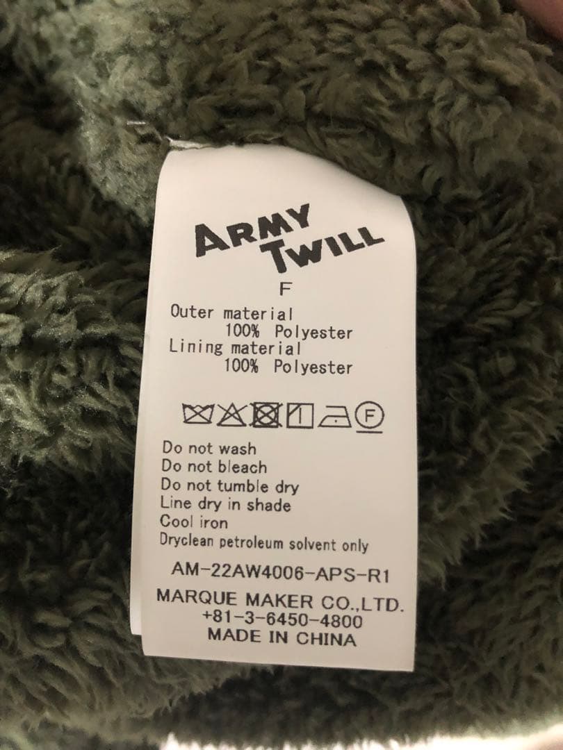 ARMY TWILL アーミーツイル 【別注】AP STUDIO モッズコート