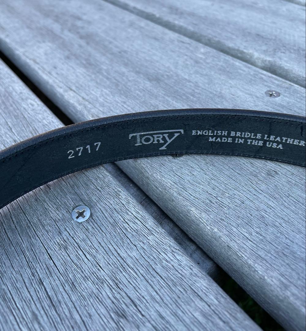 新品 TORY leather 34インチ SPUR ベルト 幅1インチ