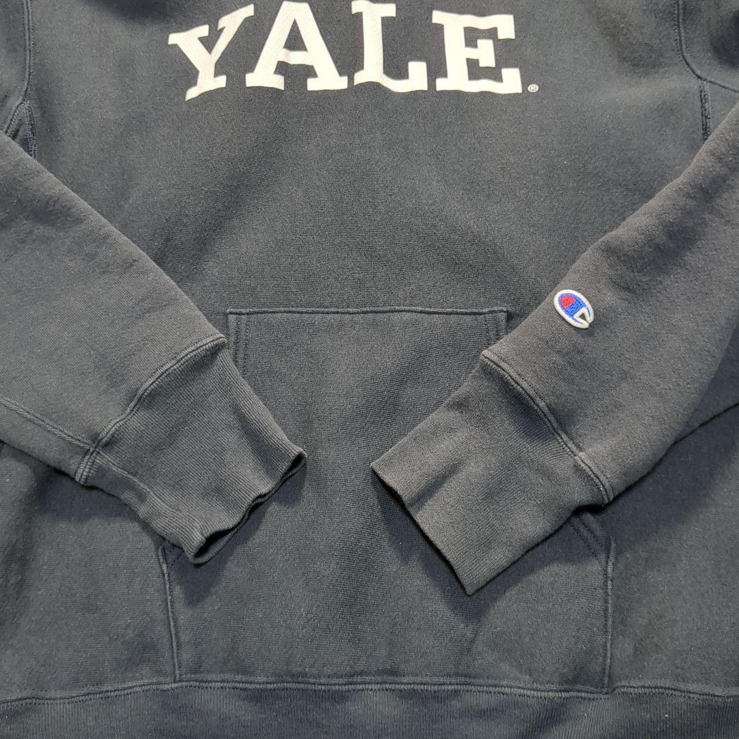 ✨USA製！赤タグ! XL✨Champion パーカー YALE 紺 フェード