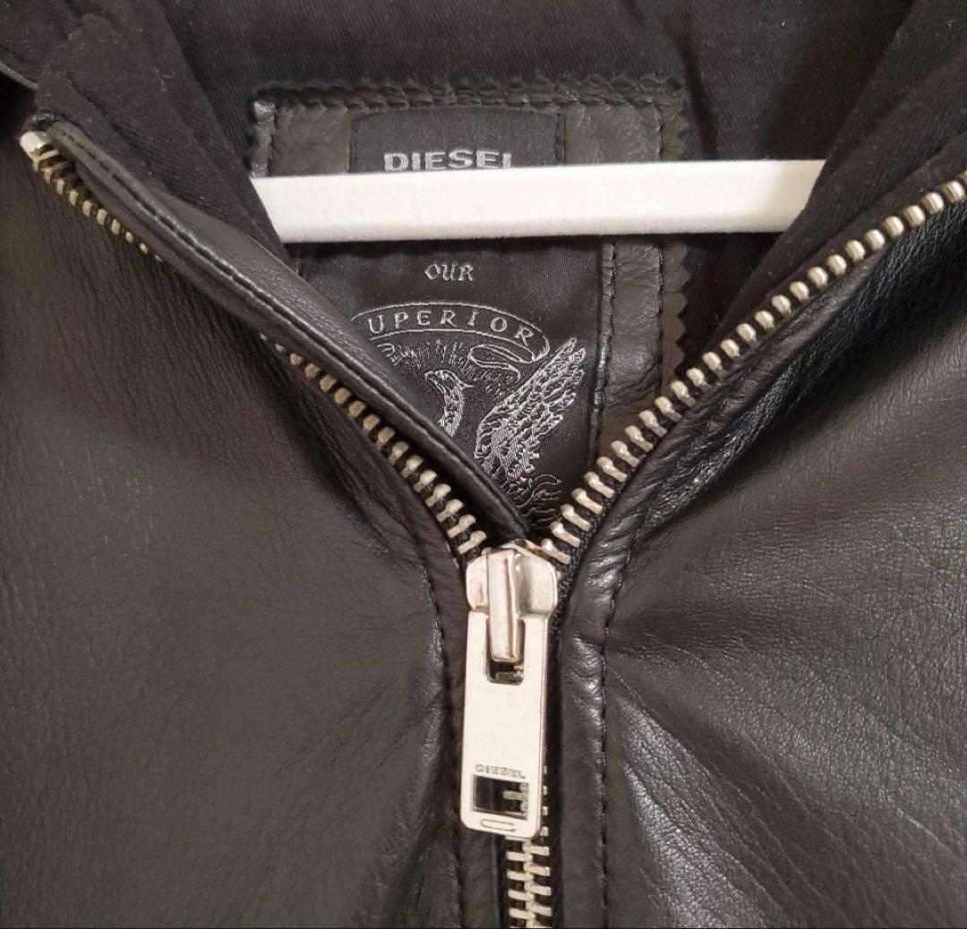 DIESEL SUPERIOR ラムレザージャケット Sサイズ