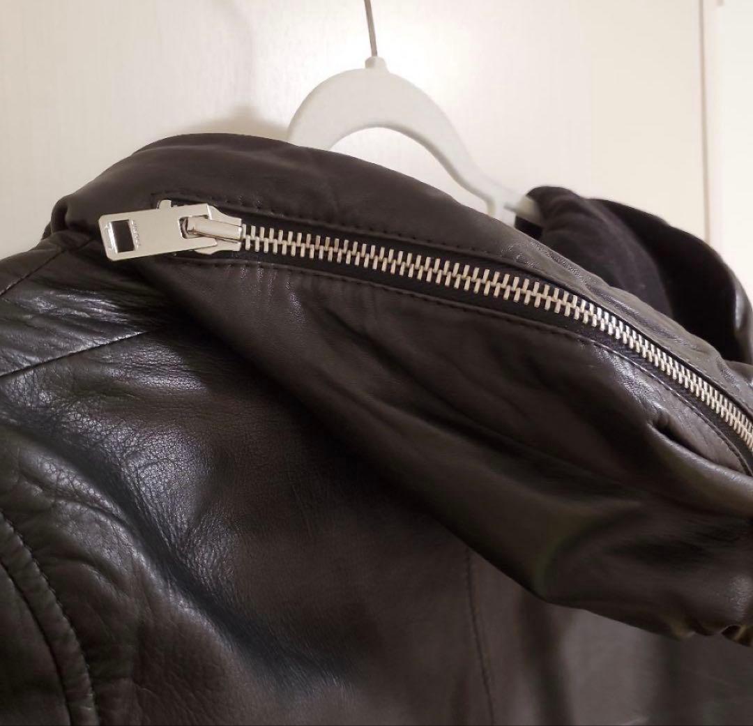 DIESEL SUPERIOR ラムレザージャケット Sサイズ